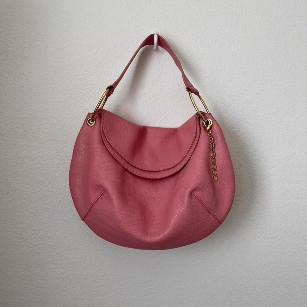 Vintage Juicy Couture 2008 Pebbled Leather Handbag/Baguette